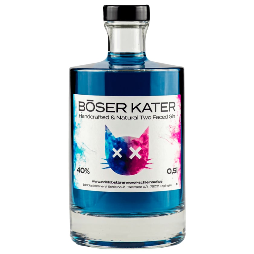 Böser Kater Handcrafted & Natural Two Faced Gin 0,5l